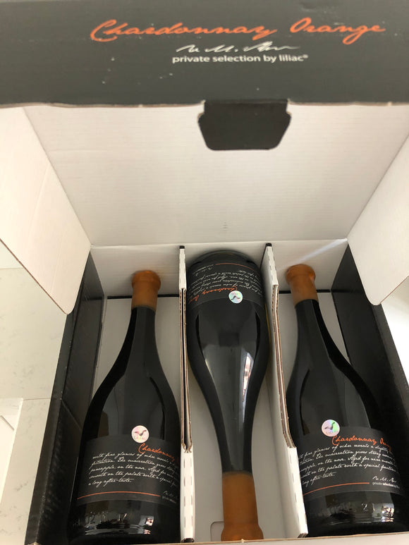 Pakket 'Liliac Orange Chardonnay wine' - Tezauro - Kwaliteitswijnen uit Roemenië